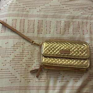 Rose gold vera bradley wallet